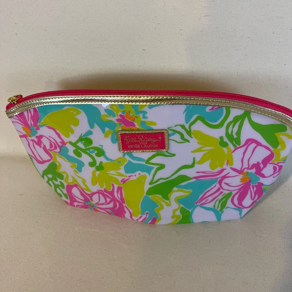 Lilly Pulitzer Vibrant Floral‎ Pouches- Set of 2